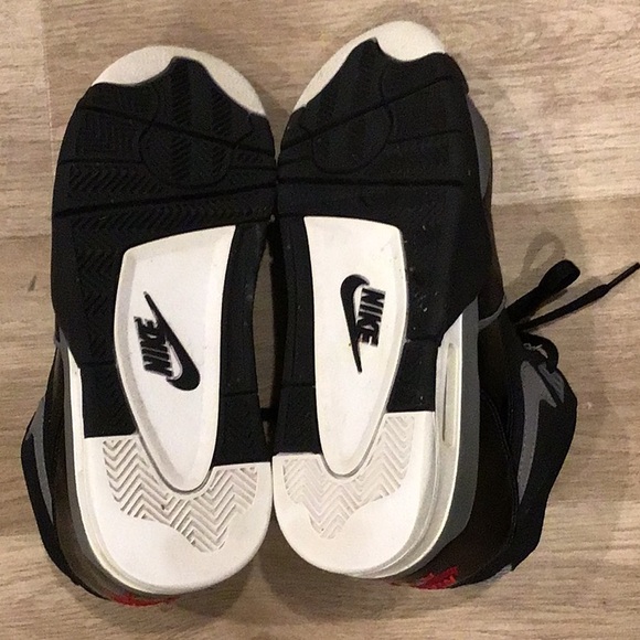 Nike Air Flight size 7.5 black/grey retro 2012 306252-062 used good condition - Picture 6 of 10